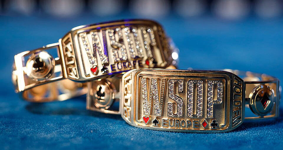 WSOP Europe poker tournament bracelet
