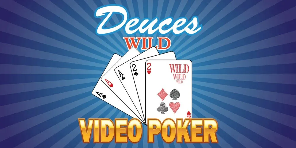 Deuces Wild Poker gagne avec un deux