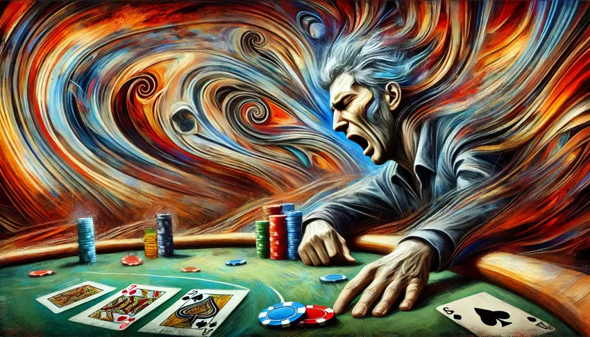 Poker oyuncusu tiltten kaçınıyor