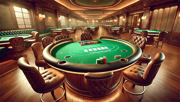 Poker table selection