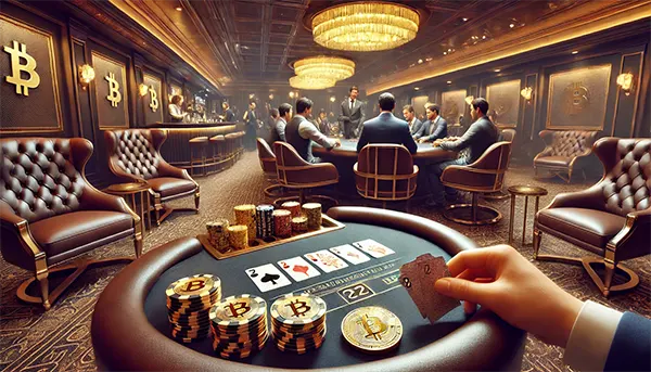 Tavolo da poker Bitcoin