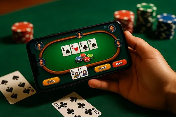 poker app interface