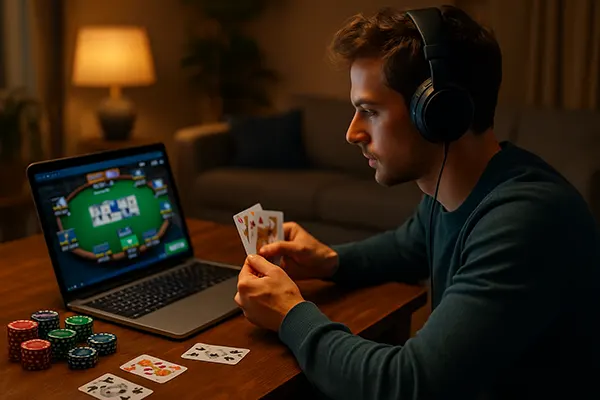 Digitale Pokersession