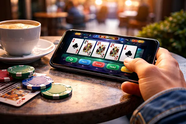 video poker interface